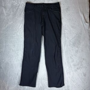 Lululemon Pants Mens 34x33 Black Commission Slim Chino Stretch